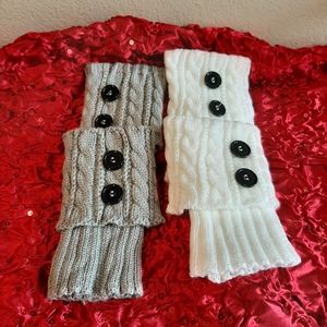 Bestjybt Womens Short Socks Crochet Knitted Boot Cuffs Leg Warmer Socks